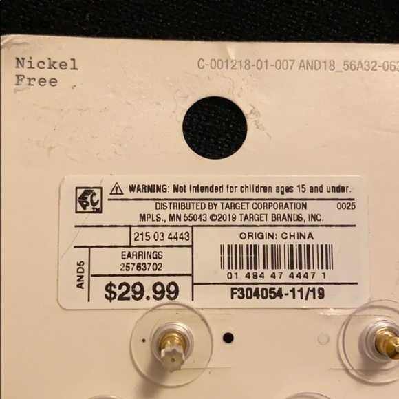 Sterling Silver Trio of CZ Earrings - Picture 3 of 4